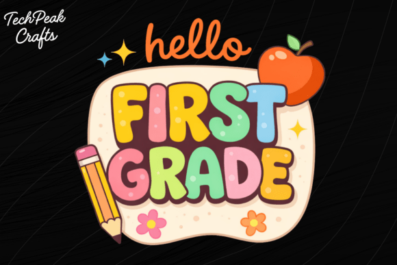 Back to School Hello First Grade PNG: A Designer’s Guide to This Playful Asset