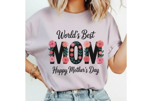 Celebrate Mom with This Floral Graphic Tee Design
