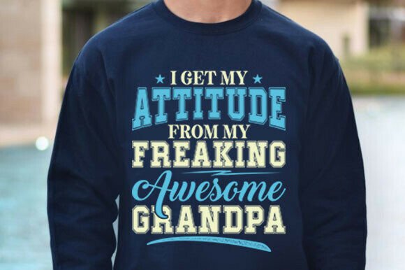 Funny Grandpa Graphic Tee SVG: Your Go-To Design Asset