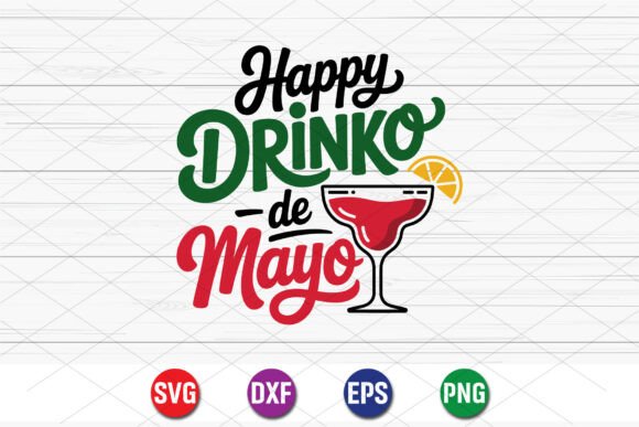 Happy Drinko De Mayo SVG: The Ultimate Fiesta Font for Your Celebrations