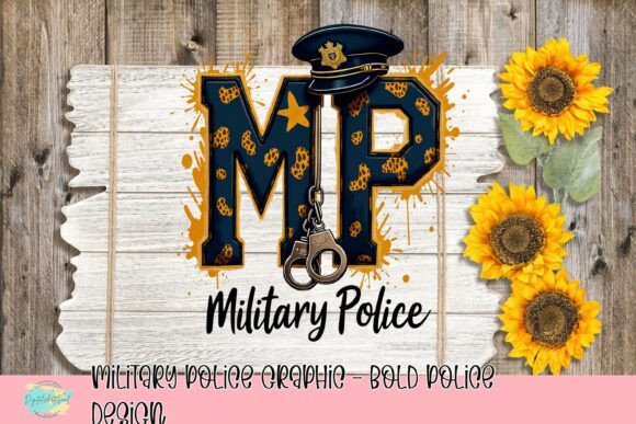 Military Police Graphic: Bold Design for Authority