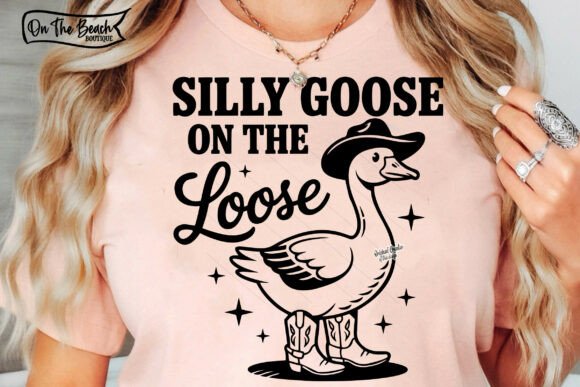 Silly Goose on the Loose: Sassy SVG & PNG for Crafters