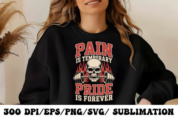 Skull Barbell Workout Motivation Graphic: Fuel Your Grit