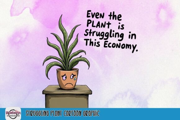 Why the Struggling Plant Graphic is a Designer's Secret Weapon